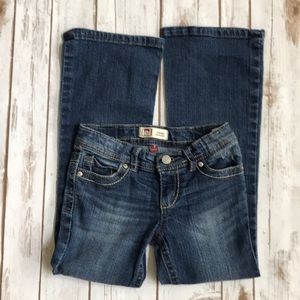 Girls Size 7 Flare Jeans EUC